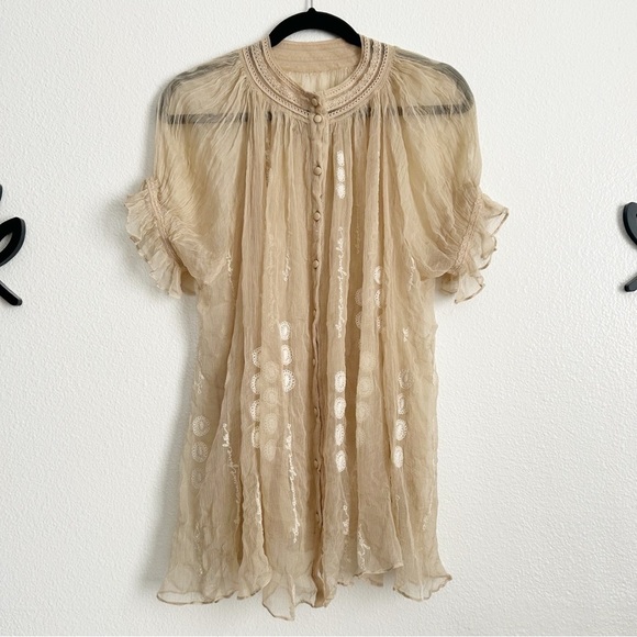 Free People Tulle Swing Top | Size Small - Picture 5 of 9